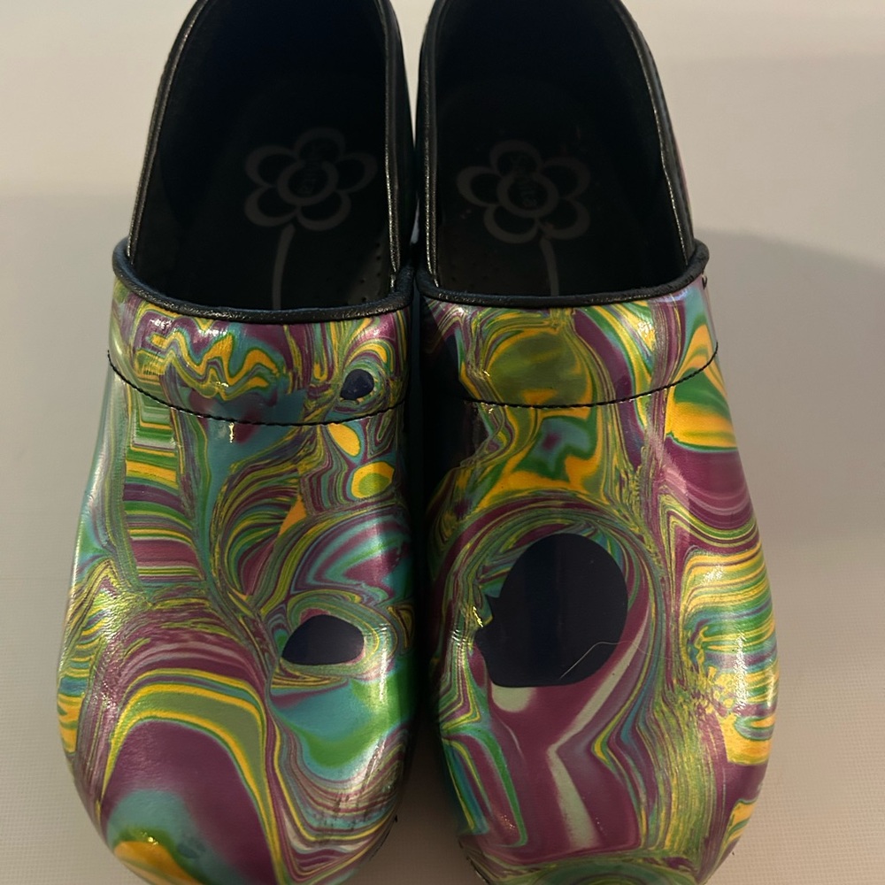 Sanita Multicolor Swirl Women's Mules